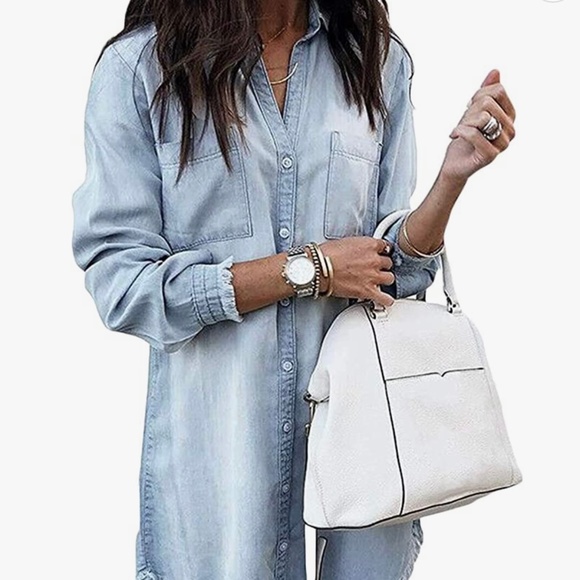 Zilcremo Dresses & Skirts - Jean/Denim Shirt Dress